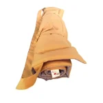 Vállra akasztható, hordozható kutyapokróc, arany-szürke