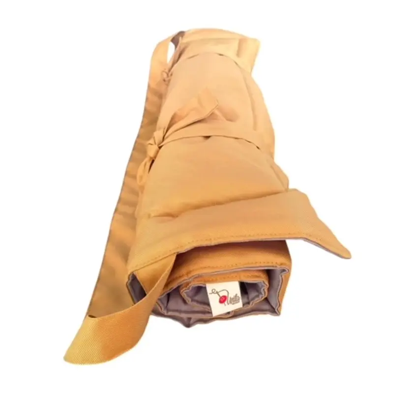 Vállra akasztható kutyapokróc, arany 2 Vállra akasztható, hordozható kutyapokróc, arany-szürke - Image 1