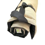 Vállra akasztható, hordozható kutyapokróc, drapp-fekete - Image 3