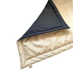 Vállra akasztható, hordozható kutyapokróc, drapp-fekete - Image 2