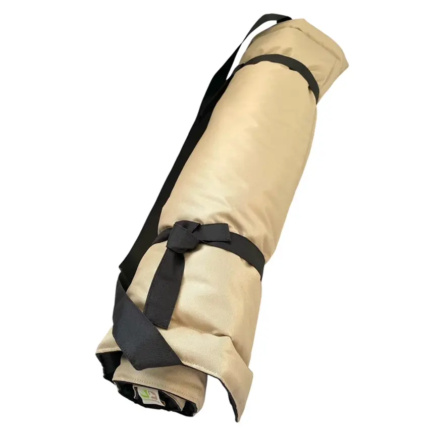 Vállra akasztható kutyapokróc, drapp-fekete 3 Vállra akasztható, hordozható kutyapokróc, drapp-fekete - Image 1