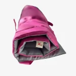 Vállra akasztható, hordozható kutyapokróc, magenta-szürke - Image 3