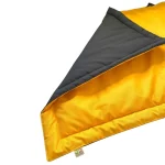 Vállra akasztható, hordozható kutyapokróc, napsárga-fekete - Image 2