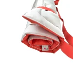 Vállra akasztható, hordozható kutyapokróc, narancs-drapp - Image 3