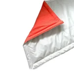 Vállra akasztható, hordozható kutyapokróc, narancs-drapp - Image 2