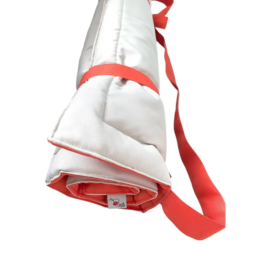 Vállra akasztható kutyapokróc, narancs-drapp 3 Vállra akasztható, hordozható kutyapokróc, narancs-drapp - Image 1