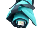 Vállra akasztható, hordozható kutyapokróc, türkiz-fekete - Image 3