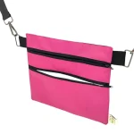 Jutifalatos táska, nagy (magenta-fekete) - Image 3