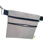 Jutifalatos táska, nagy (szürke-fekete) - Image 2