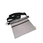 Jutifalatos táska, nagy (szürke-fekete)