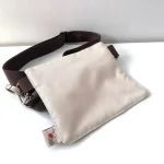 Jutifalatos táska, kicsi (barna-drapp) - Image 2